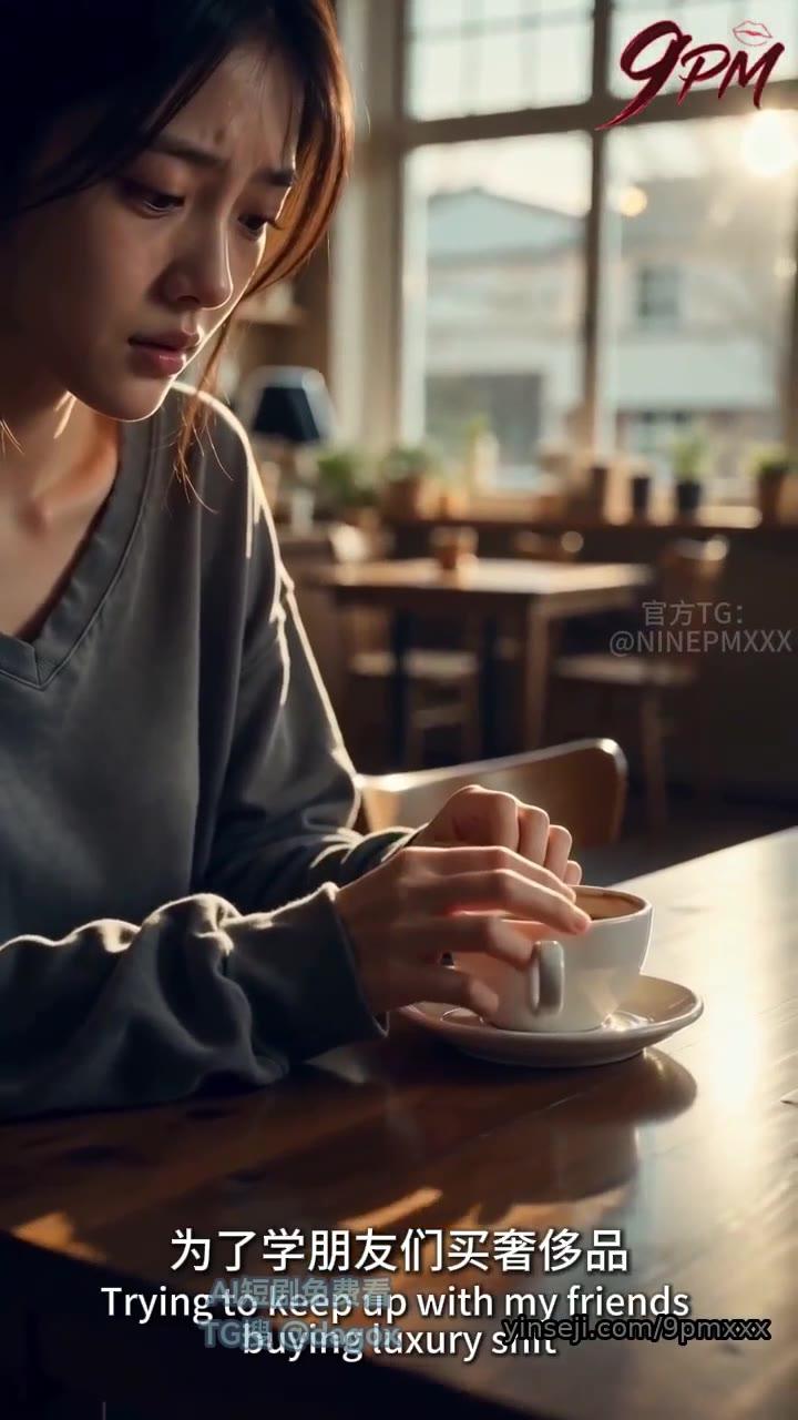 如熙在咖啡馆为债务发愁