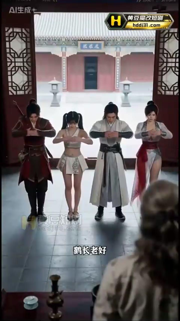 苏长风与武当同行者在门派院落会合