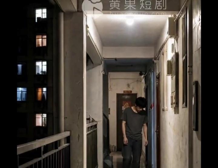 男主深夜在楼道捡到被遗弃的显示器