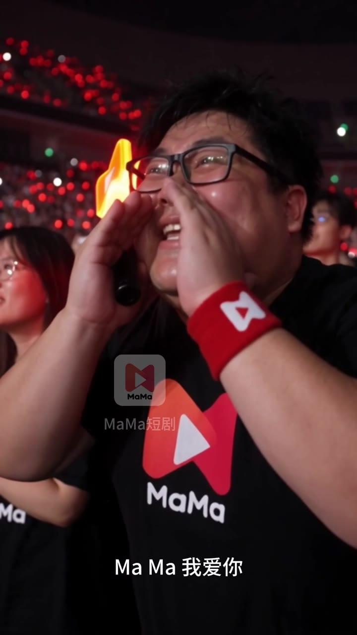 舞台观众面对突然出现的幻境