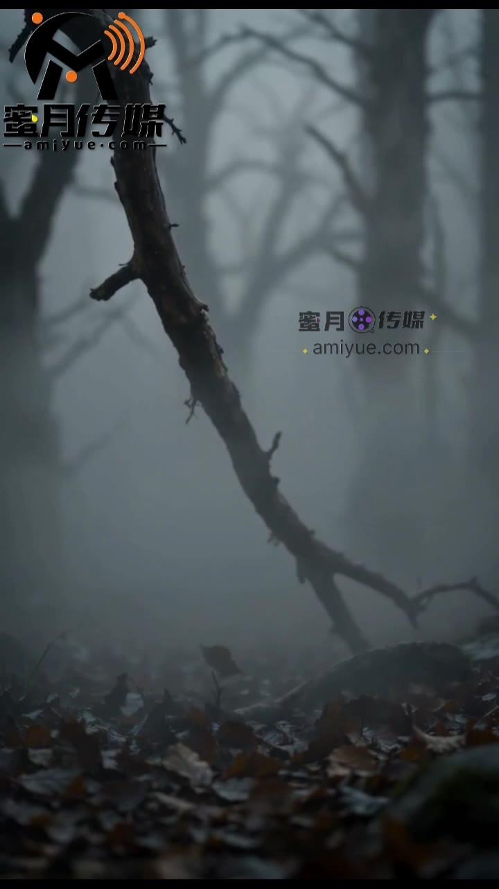白雪公主逃入阴冷的黑森林