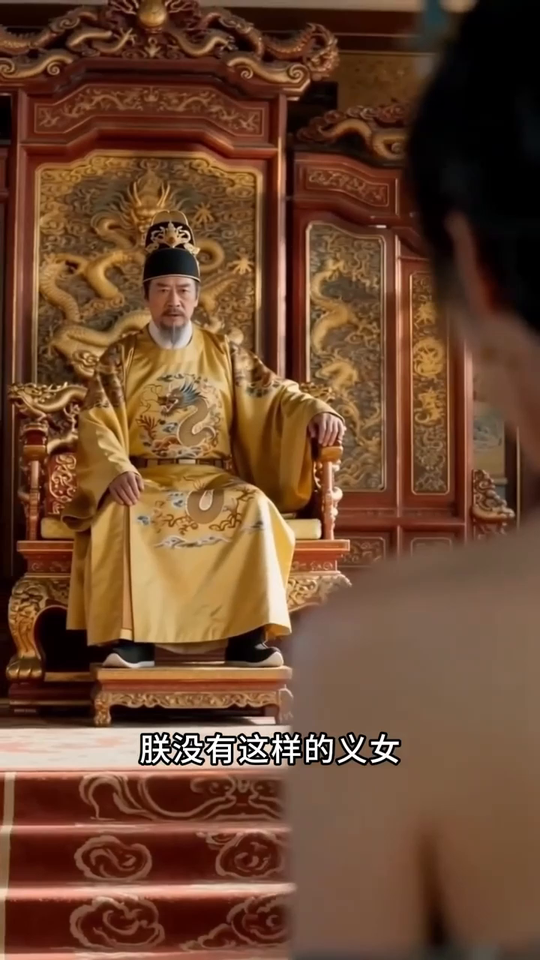 皇帝在殿上质问冒认身份的婉婉