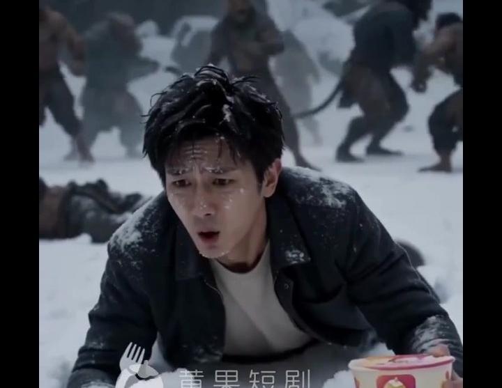 主角从便利店后门走进雪山妖界
