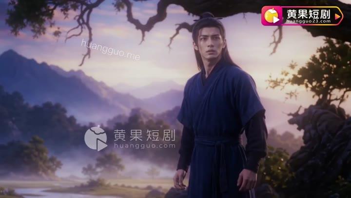 杨过在山谷中寻找离开的小龙女