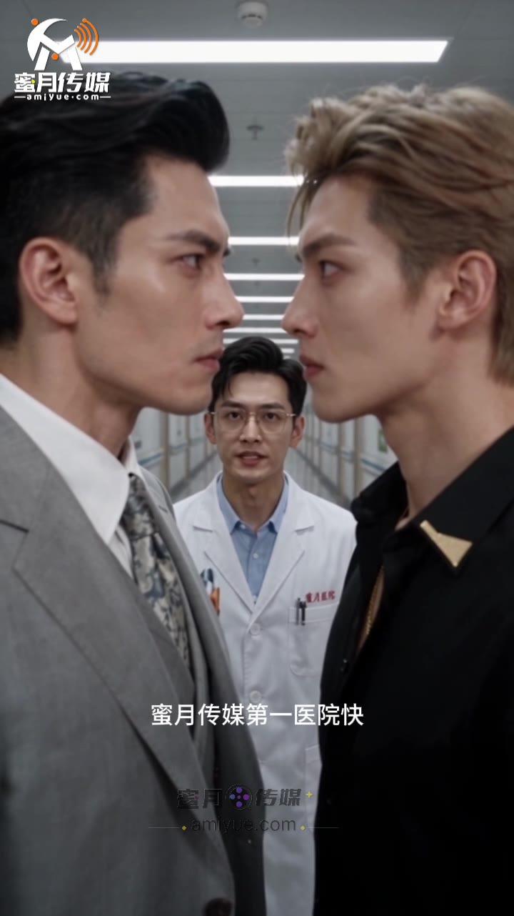 陈锋与陆景泽在医院走廊正面对峙
