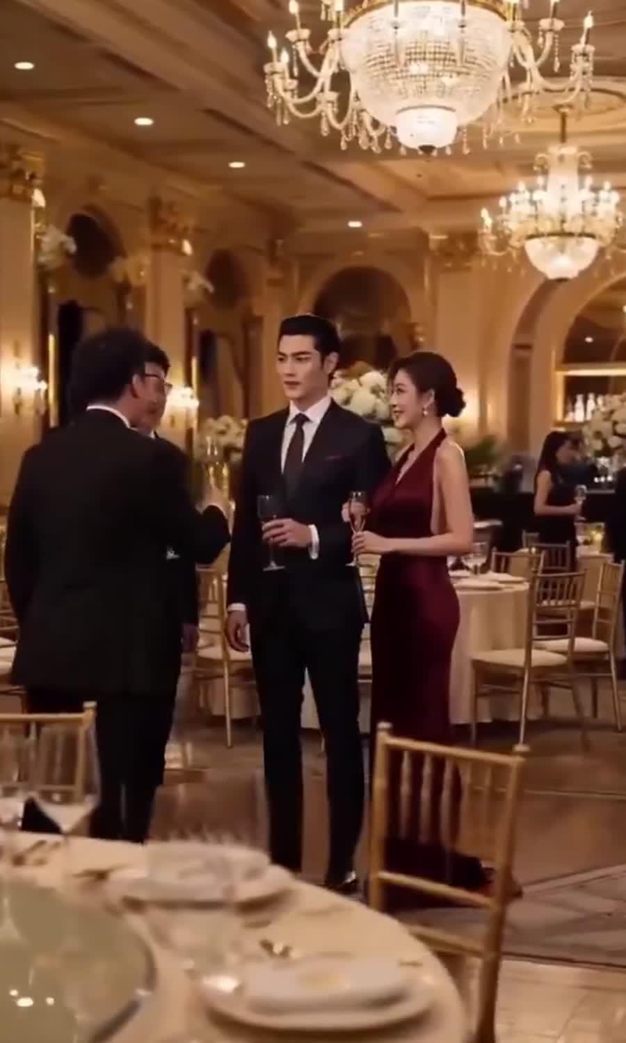 李博出席宴会