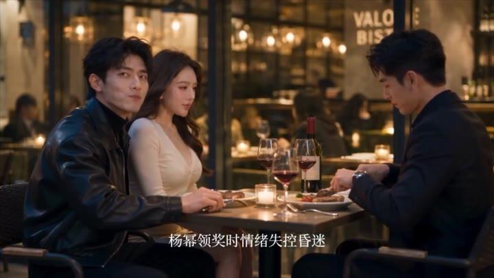 餐厅屏幕播报姚蜜昏迷的娱乐新闻