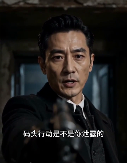 沈砚舟持枪质问码头行动是否被人泄露