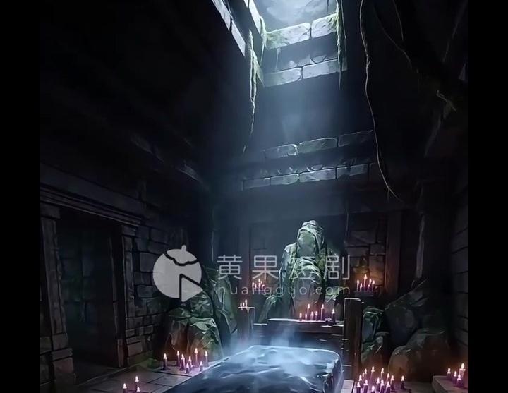 青云宗密室的石台与烛火