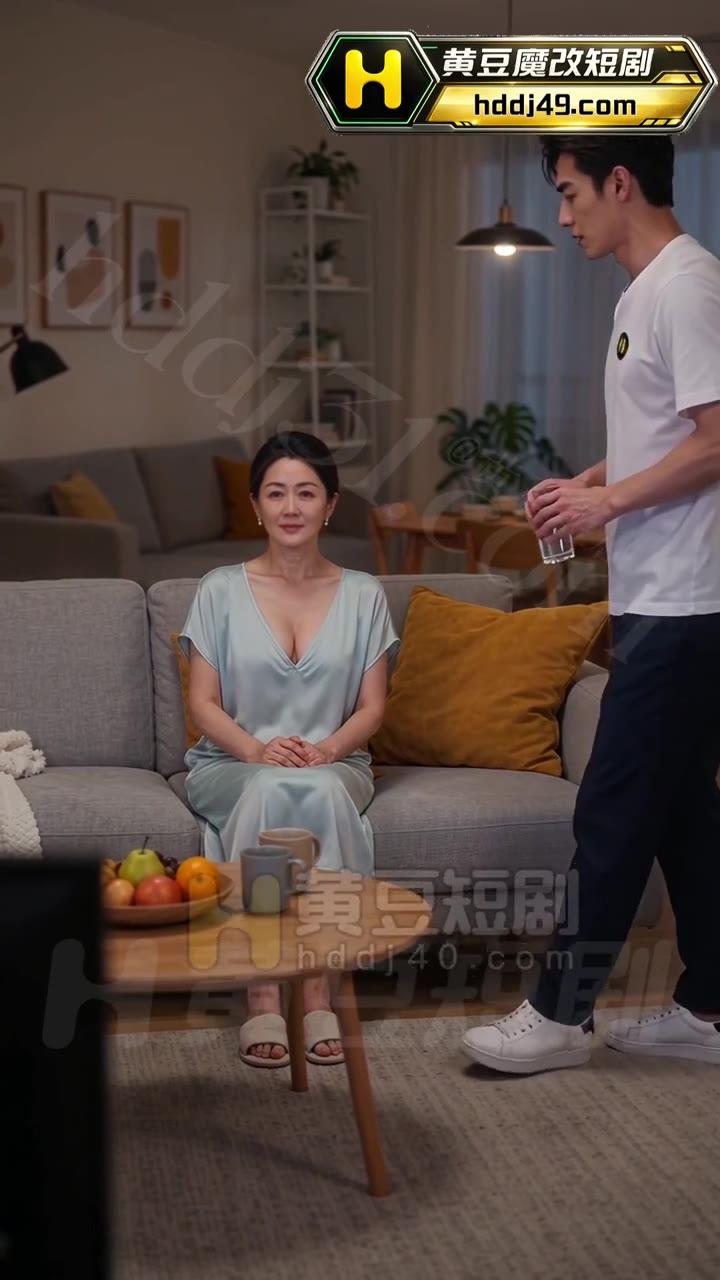 男主在客厅陪苏沛真看电视