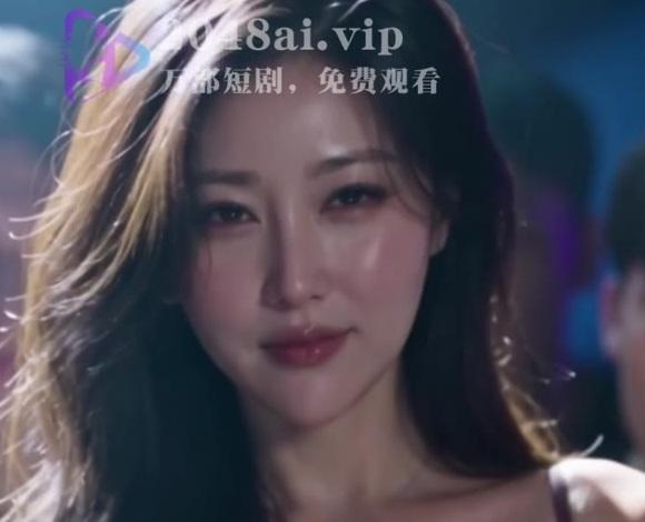 长发母亲在舞厅里的近景