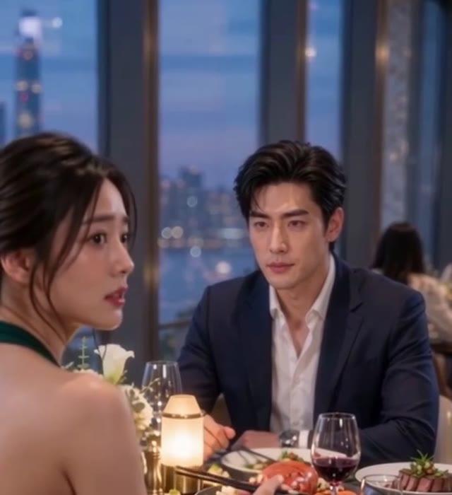 周恒与婉宁坐在临窗餐桌旁