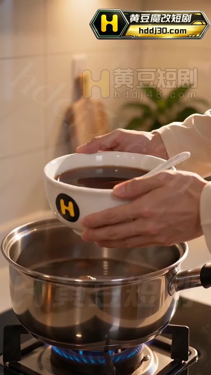 小林准备端给苏沛真的热饮