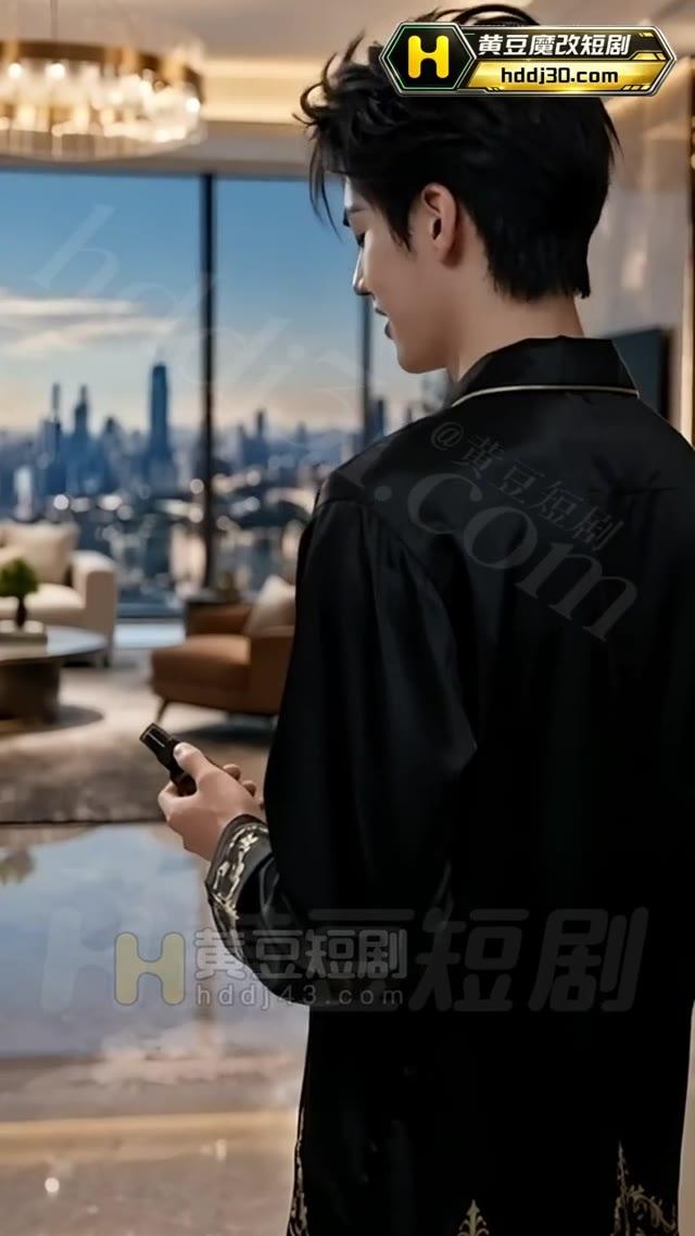儿子在家中留意房间里的情况