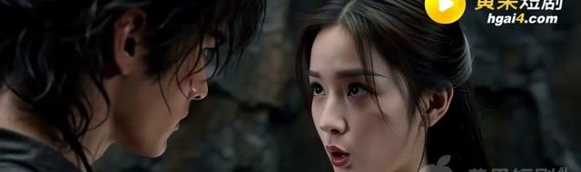 杨过与小龙女在古墓中交谈