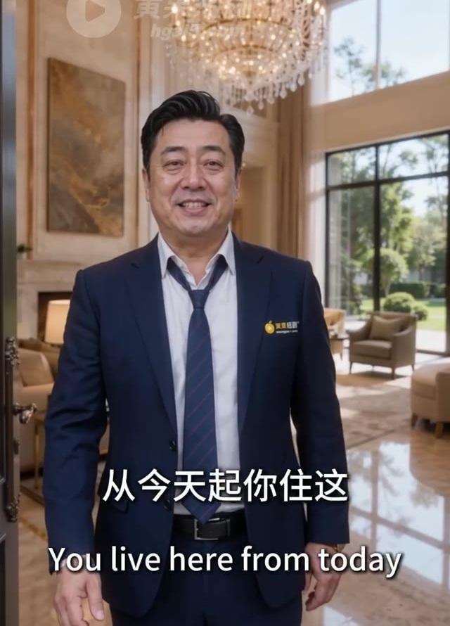 王乔在豪宅中接待陆明