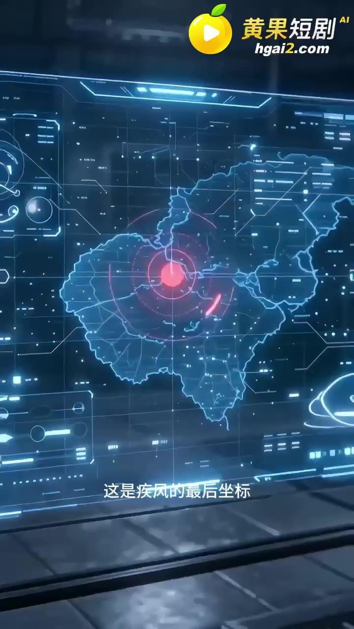 基地控制室中的全息定位地图