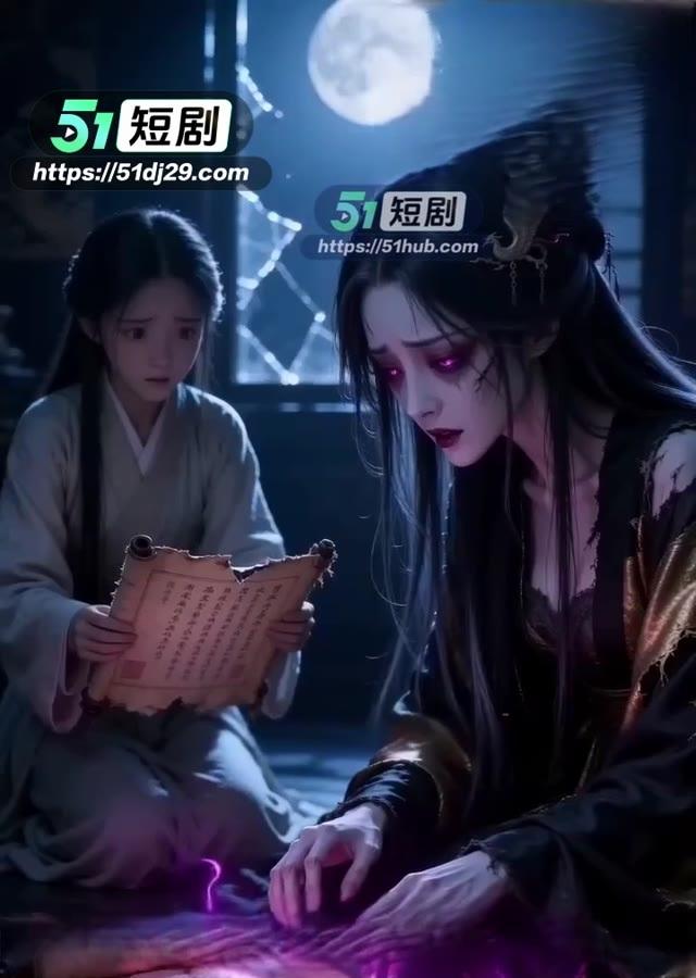 冷宫中出现紫色光芒与书卷