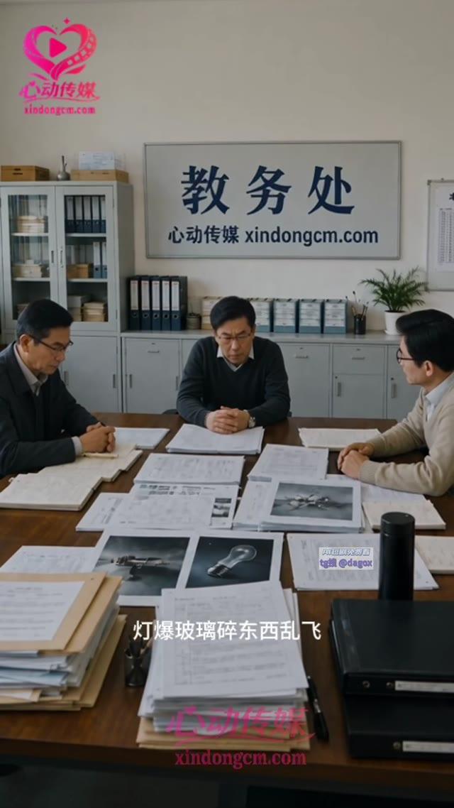 教师在办公室讨论校园事故