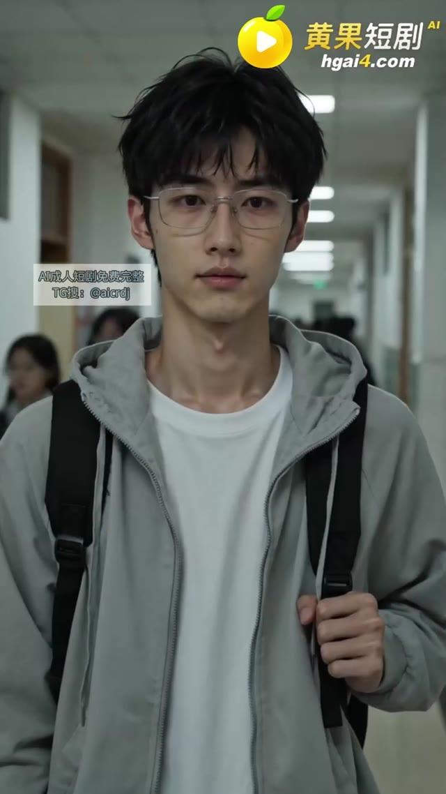 男友独自来到医院走廊