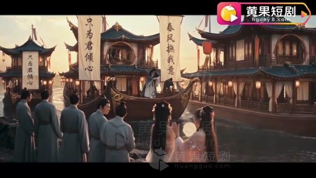 临水楼阁中的才子诗会