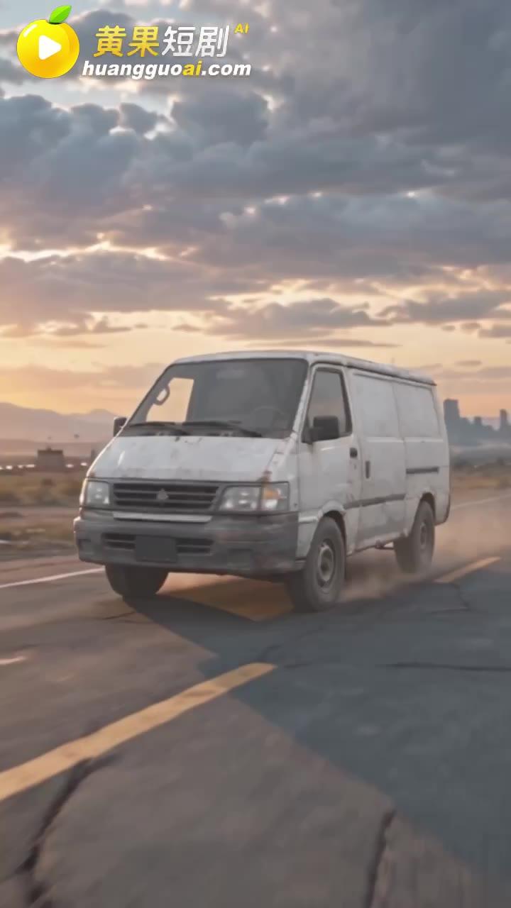 主角驾驶车辆应对公路抢夺者