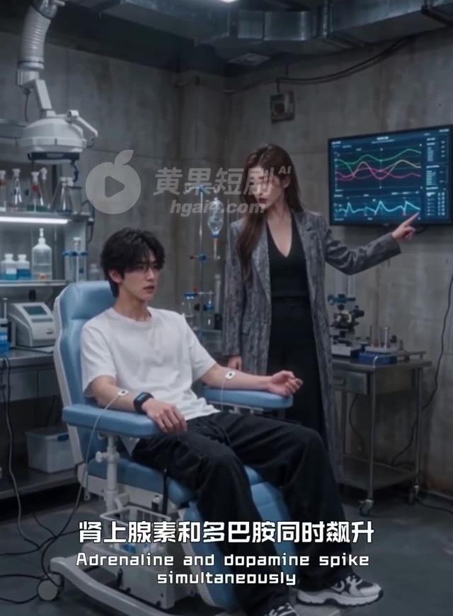 林博士在实验室向陈小北解释抗体条件