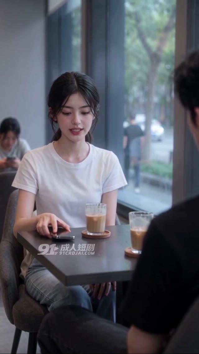 学姐在咖啡店说明推荐期限