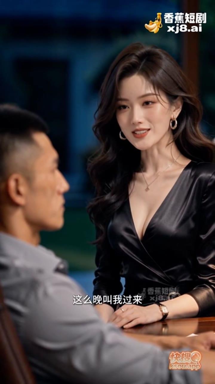 夫妻在夜间书房开始谈论资金安排