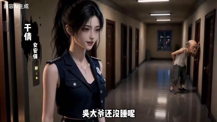 吴大爷在公寓走廊寻找下一名租客