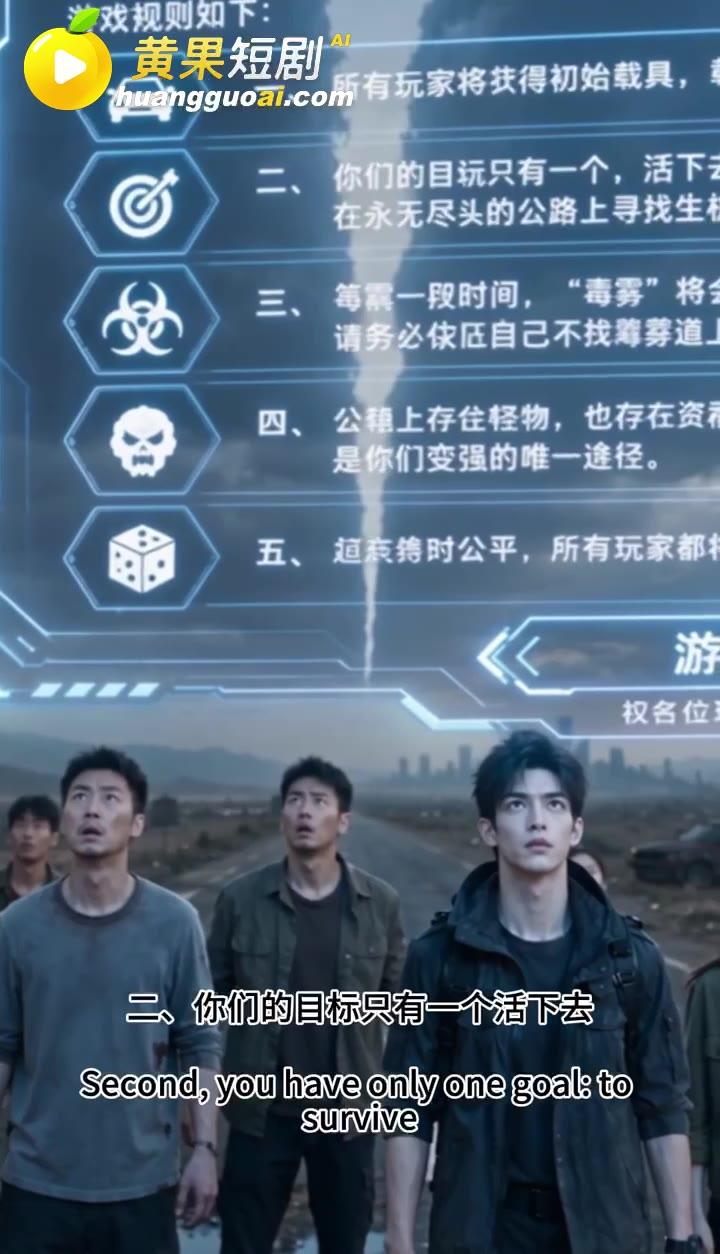 系统面板显示载具与生存规则