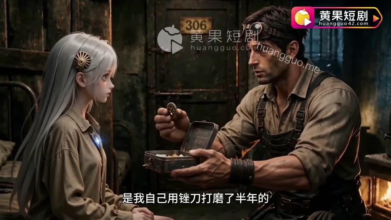 林克向米娅展示亲手打磨的齿轮