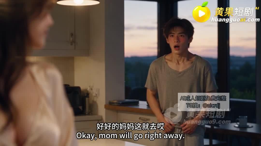 儿子回应母亲吃饭前的提醒