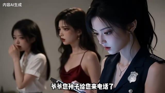 三名女子在屋内查看电话消息