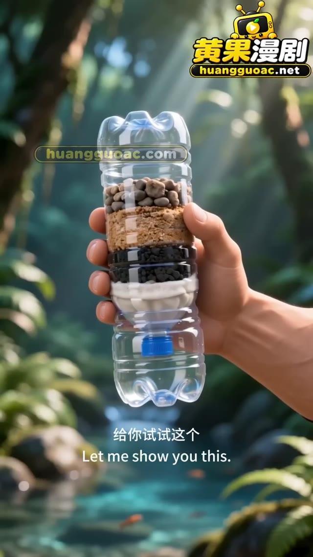 瓶子改成的简易过滤装置