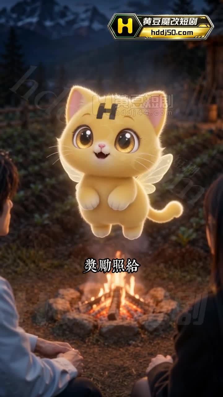 黄色系统形象在篝火边说明任务奖励