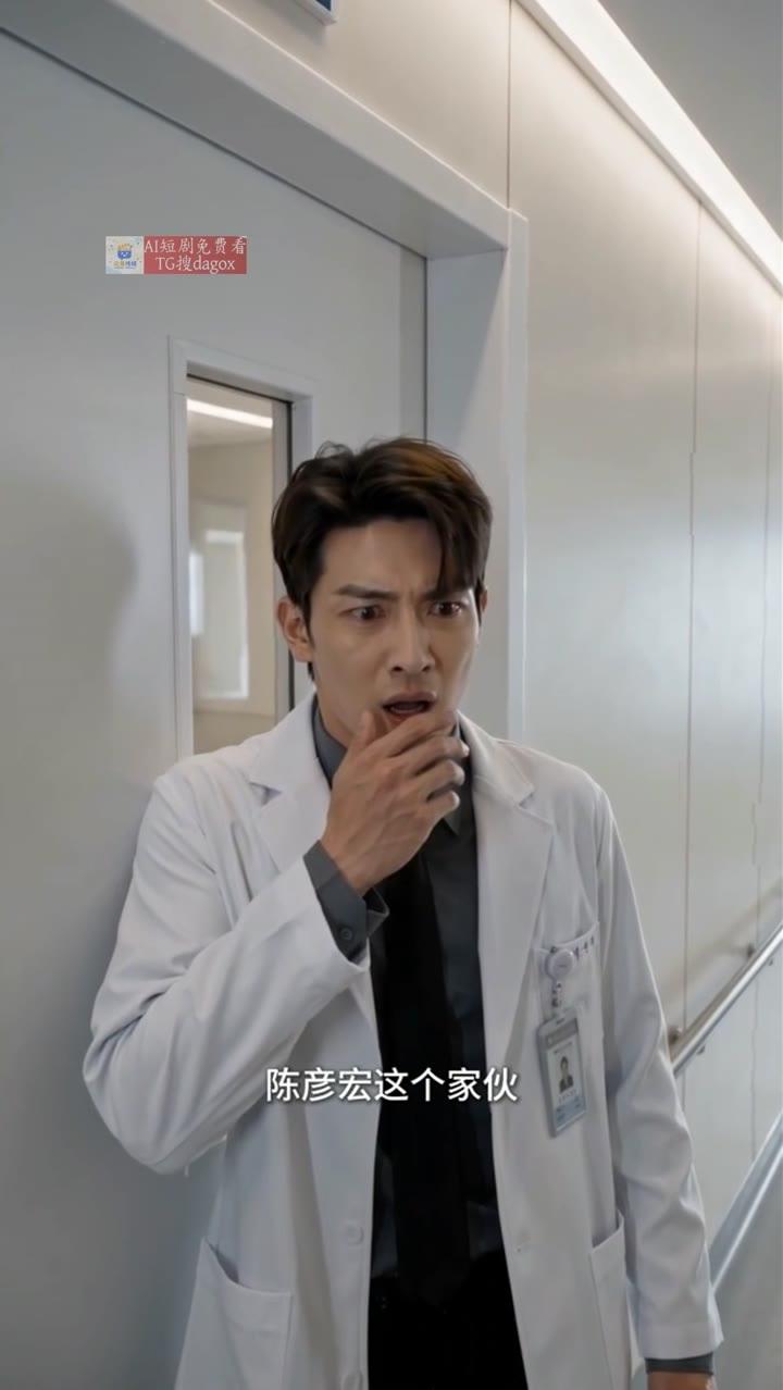 医生站在医院走廊意识到私人关系变化
