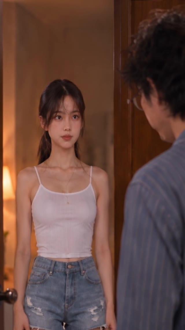 女租客在陈宇房门口说明自己的决定
