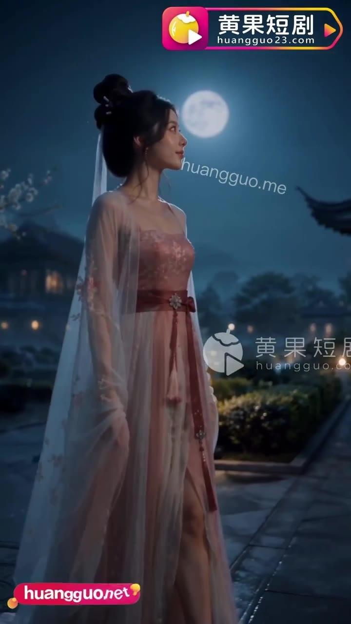 王芷涵在月下花园与旧人重逢