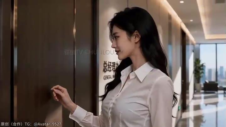 李月在公司处理房产销售工作