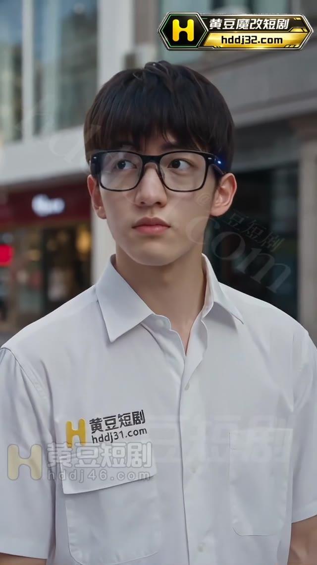 男主返回街边寻找眼镜店