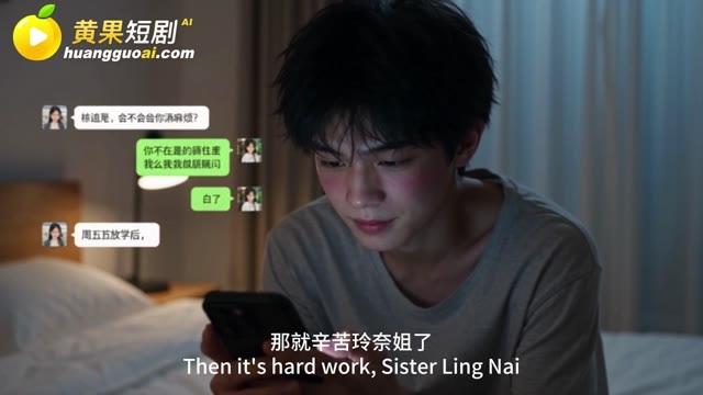 卓也通过消息答应周五前往玲奈家
