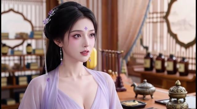 为妹妹求清心丹的淡紫衣女子