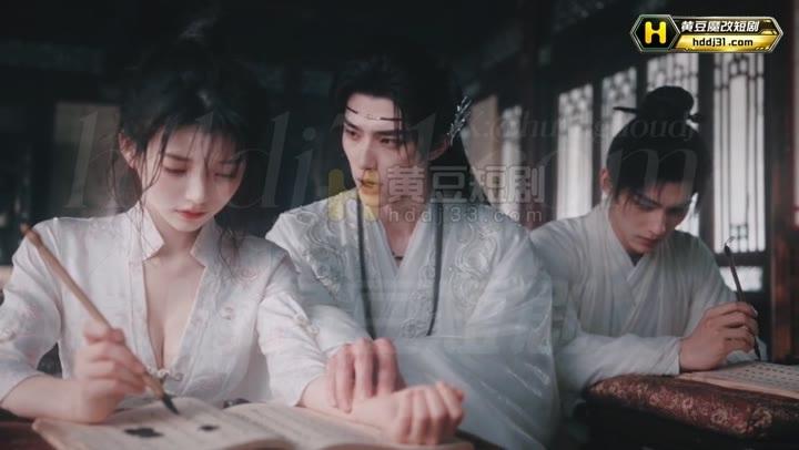师父与弟子同在古装室内