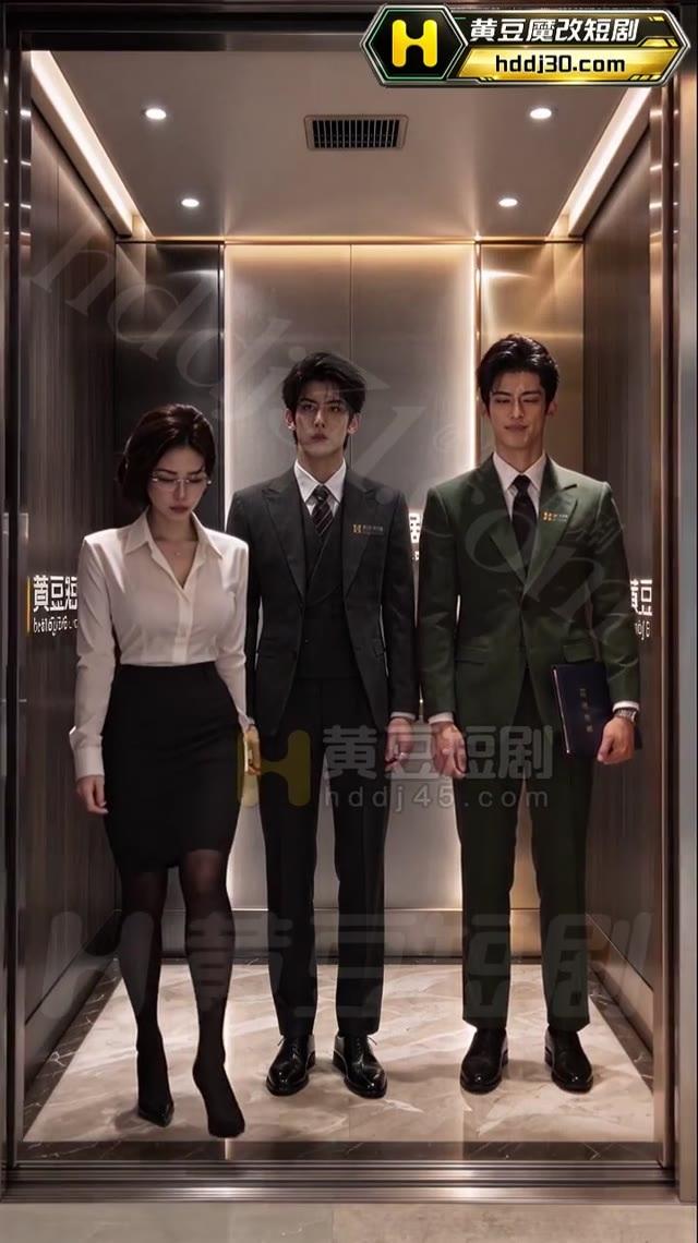 接待人员带秦修远与贺深乘电梯