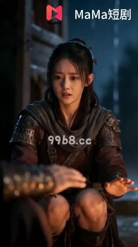 雨夜避雨处外的火光
