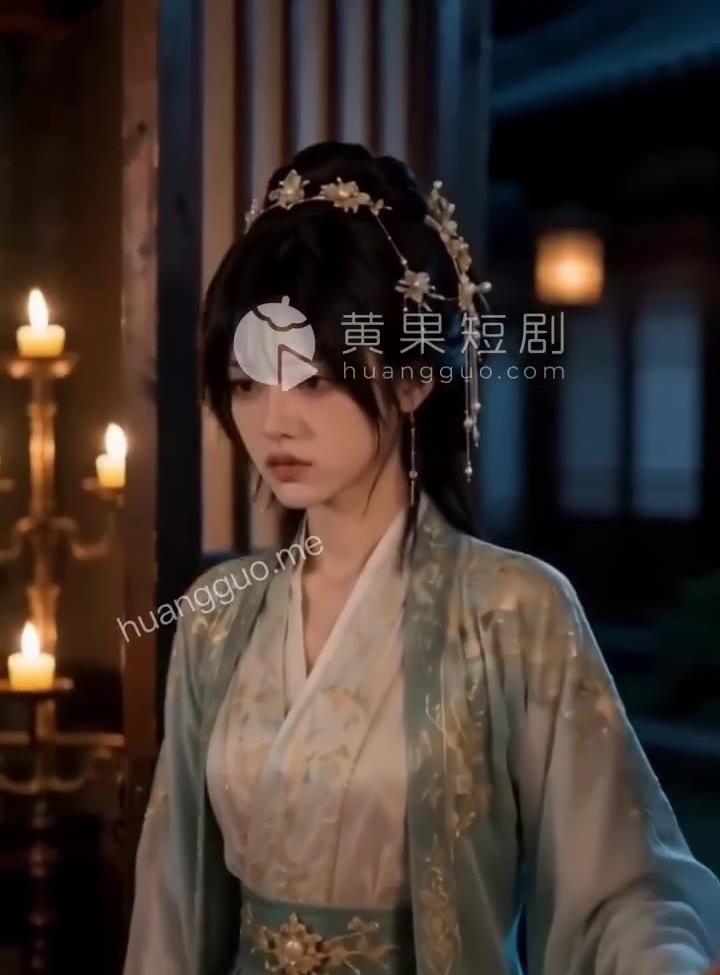 清欢在烛光下与长苏谈话