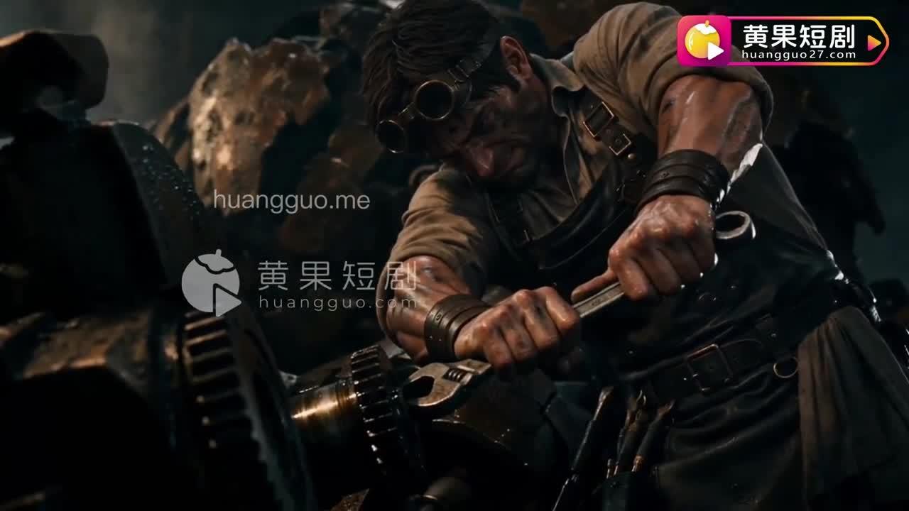 林克在旧修理厂使用工具维修机械